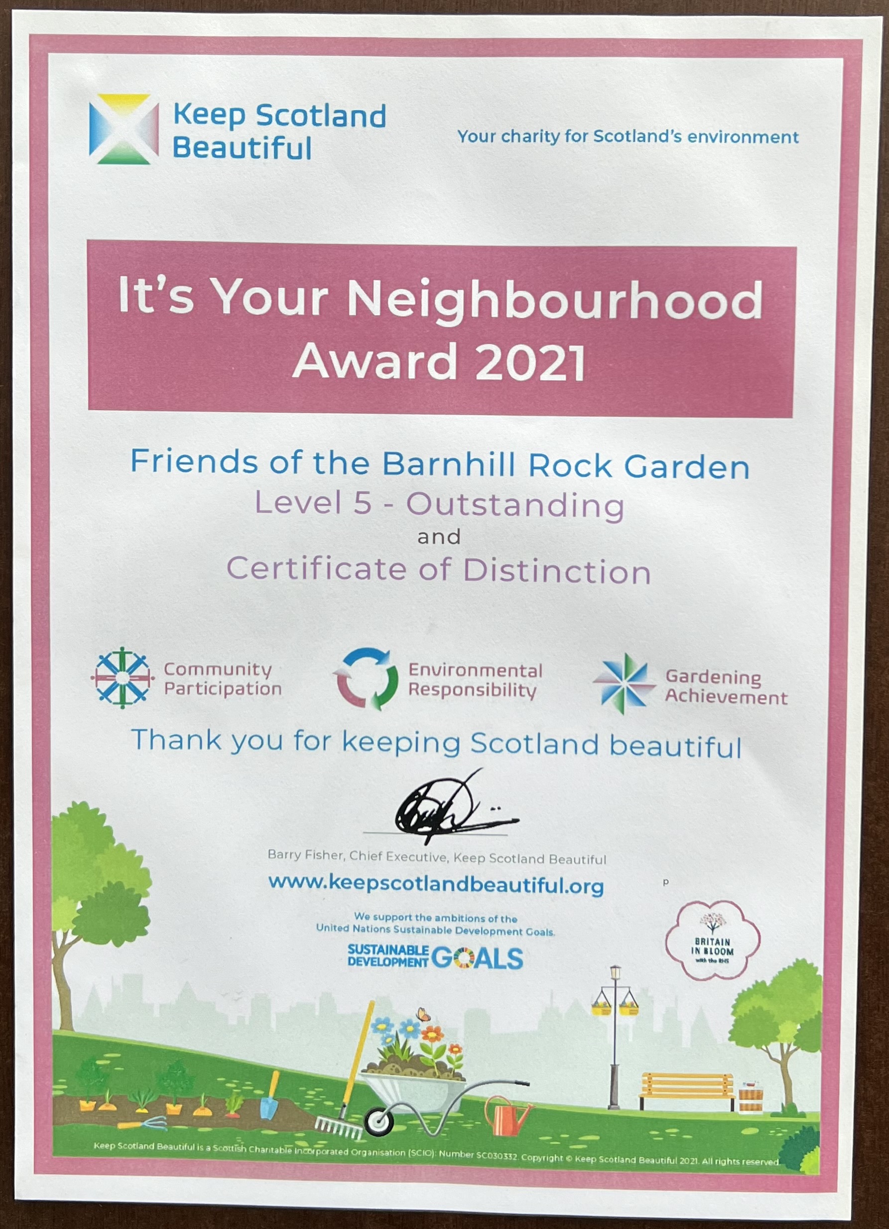It's Your Neighbourhood Award 20-21